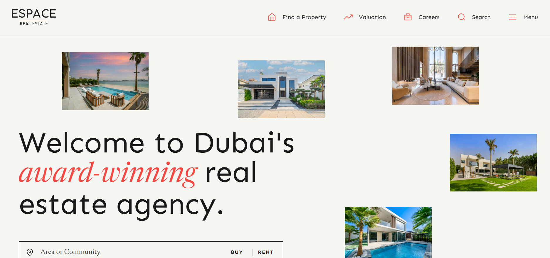 Espace Real Estate is a leading residential sales and leasing brokerage in Dubai, recognised for its area-specialist model, strong ethical standards, and structured professional approach. Established in 2009, the company was founded with a clear objective: to introduce traditional UK estate agency standards into Dubai’s rapidly growing real estate market.