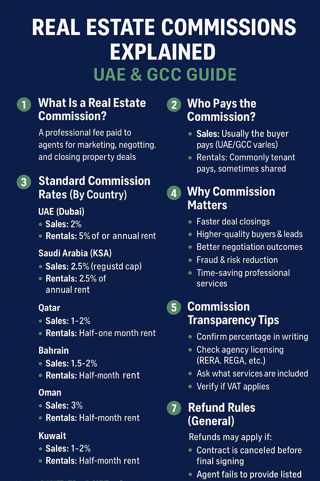 Real Estate Commission Explained UAE & GCC Guide