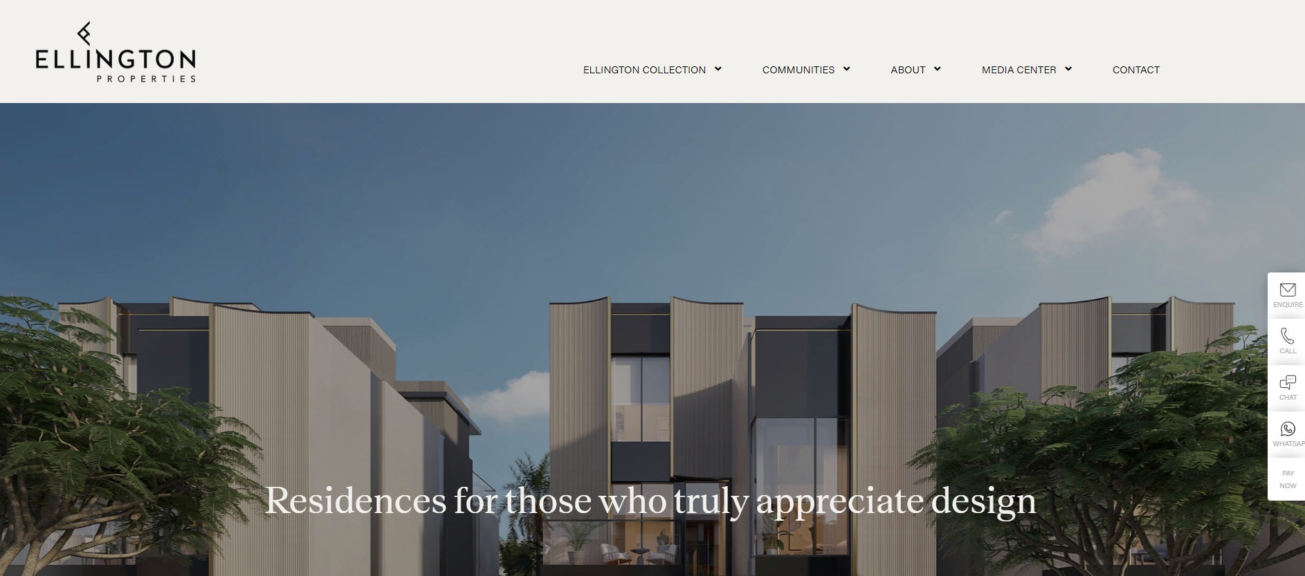 Ellington Properties is a boutique real estate development firm based in Dubai, founded in 2014 with a vision to redefine residential living through design excellence and uncompromising quality.