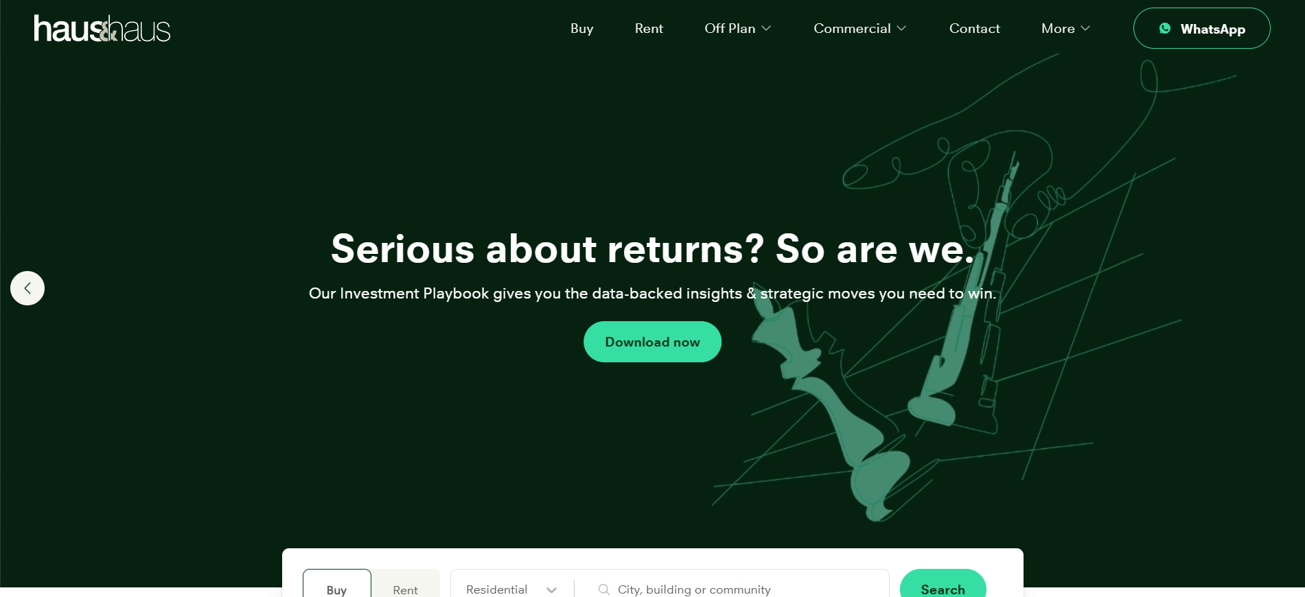 haus & haus was founded in 2013 by UK friends and property experts James Perry, Luke Remington, and Simon Baker. With a purpose to unlock opportunities for clients on their Dubai real estate journey, haus & haus focuses on delivering outstanding service and support built on trust, accountability and a strong sense of community. With over 13 years of experience in Dubai's property industry, the team has grown into a trusted and recommended real estate group of 360+ experts in Sales, Leasing, Holiday Rental, Property Management, Commercial, Property Investments, and more.