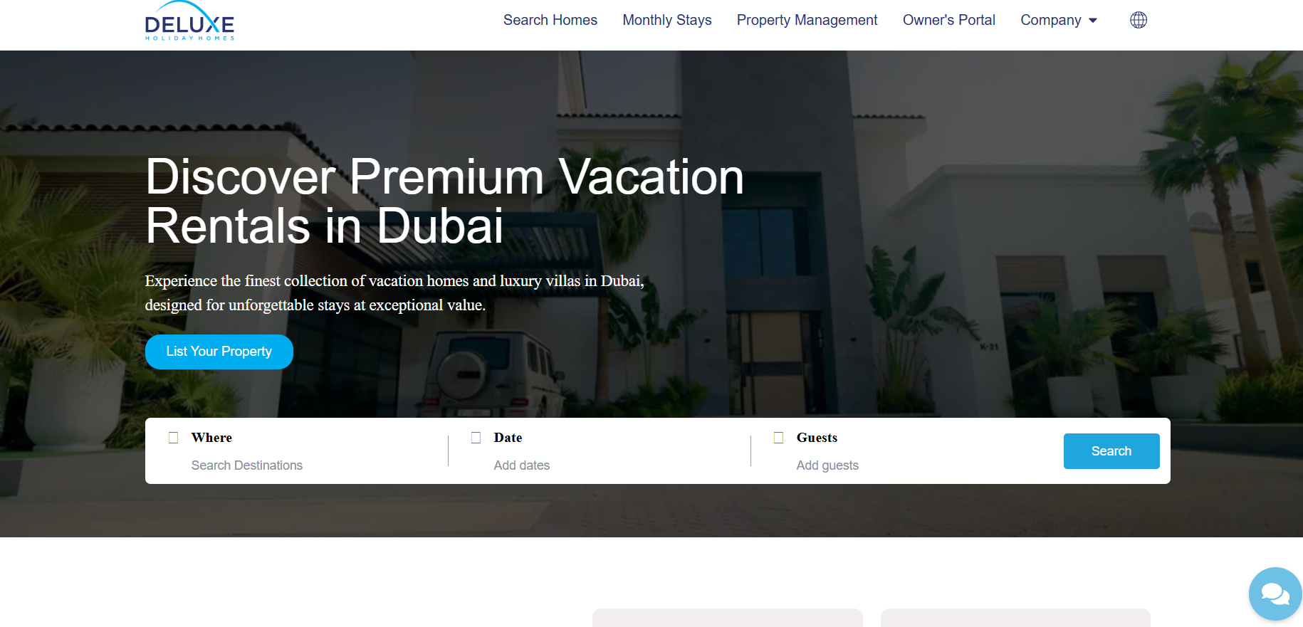 Deluxe Holiday Homes – Short-Term Rental & Property Management Company